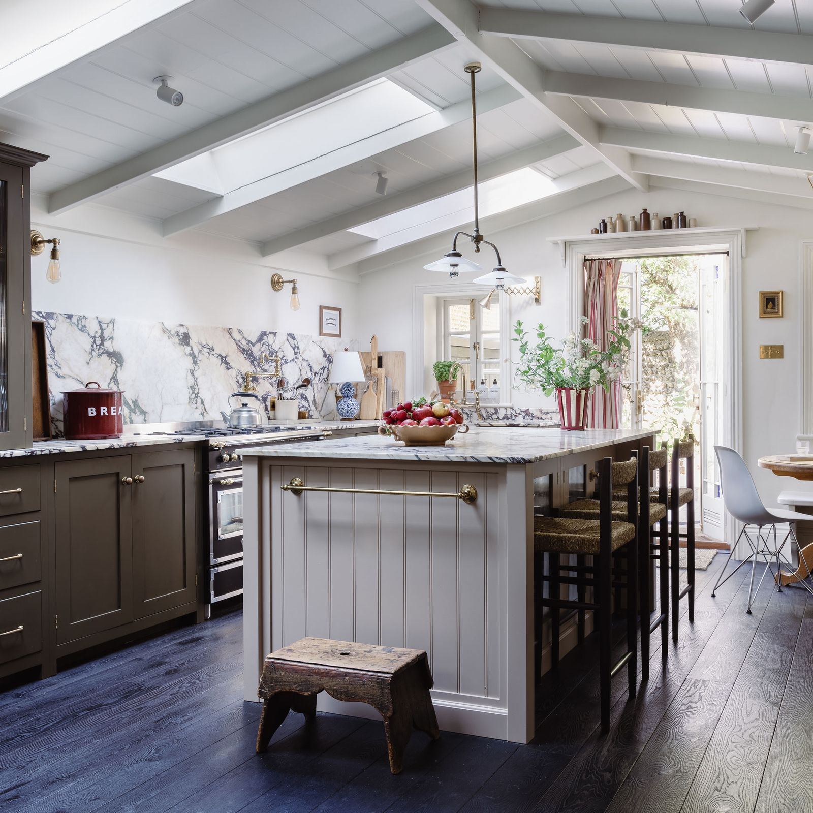 A pretty flint-fronted cottage on the south coast with elegantly pared-back interiors