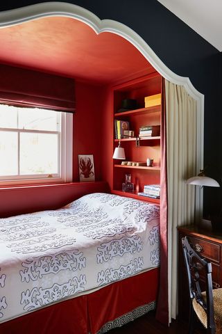 Image may contain Furniture Room Bedroom Indoors and Bed